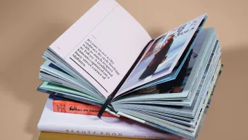 a stack of books