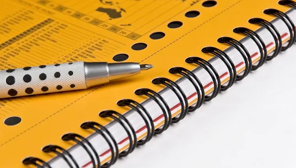 a close-up of a pen on a piece of paper