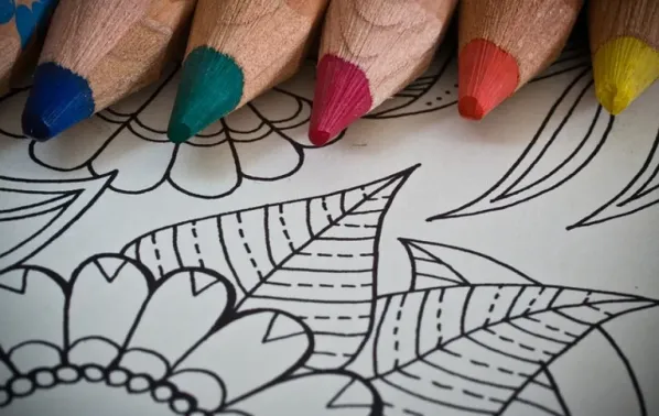 a person's feet on a drawing