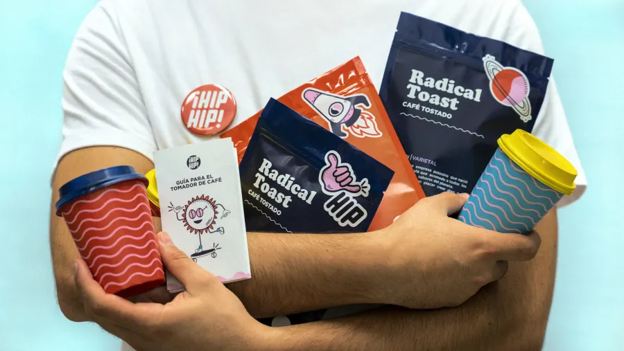 a person holding a box of cigarettes