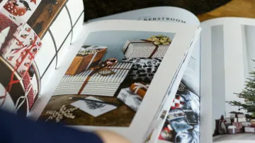 a person holding a book