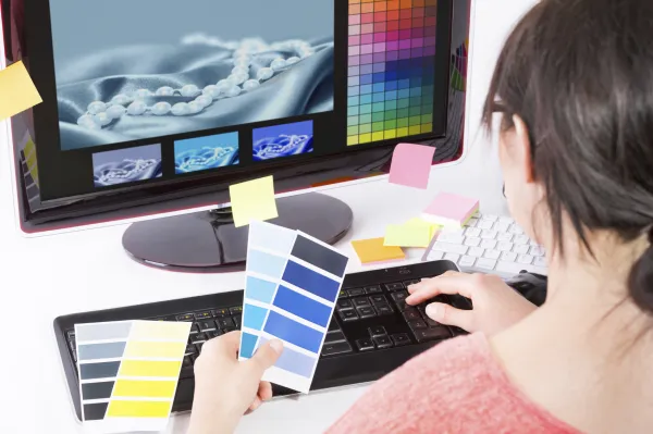 a person using a computer