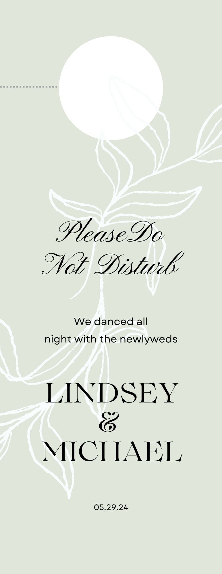 Wedding Door Hangers